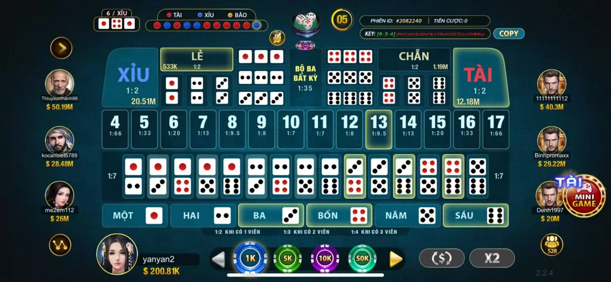 Bật mí những mẹo chơi game sicbo tài xỉu hấp dẫn tại Hitclub apk