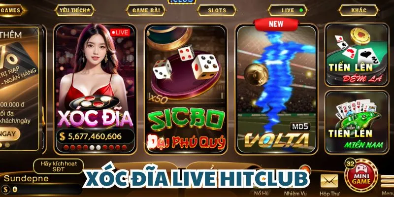 xóc đĩa live