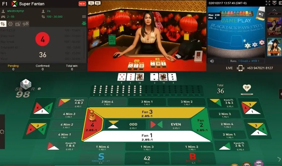 fantan hitclub 4 Những loại cược trong game Fanta