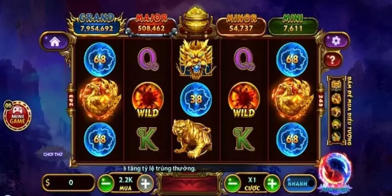 Những biểu tượng đặc biệt trong game nổ hũ Kho Báu Tứ Linh Hit Club