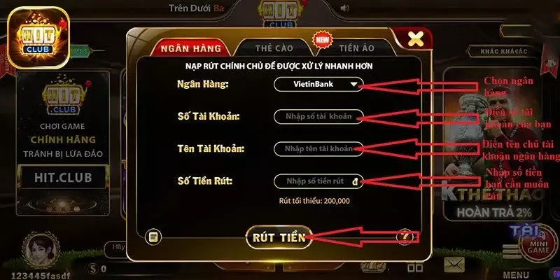 Cách để rút tiền thắng cược tại cổng game nhanh chóng