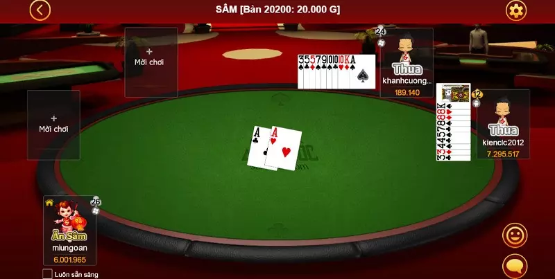 Thúi 2 trong game Sâm Lốc tại Hit Club